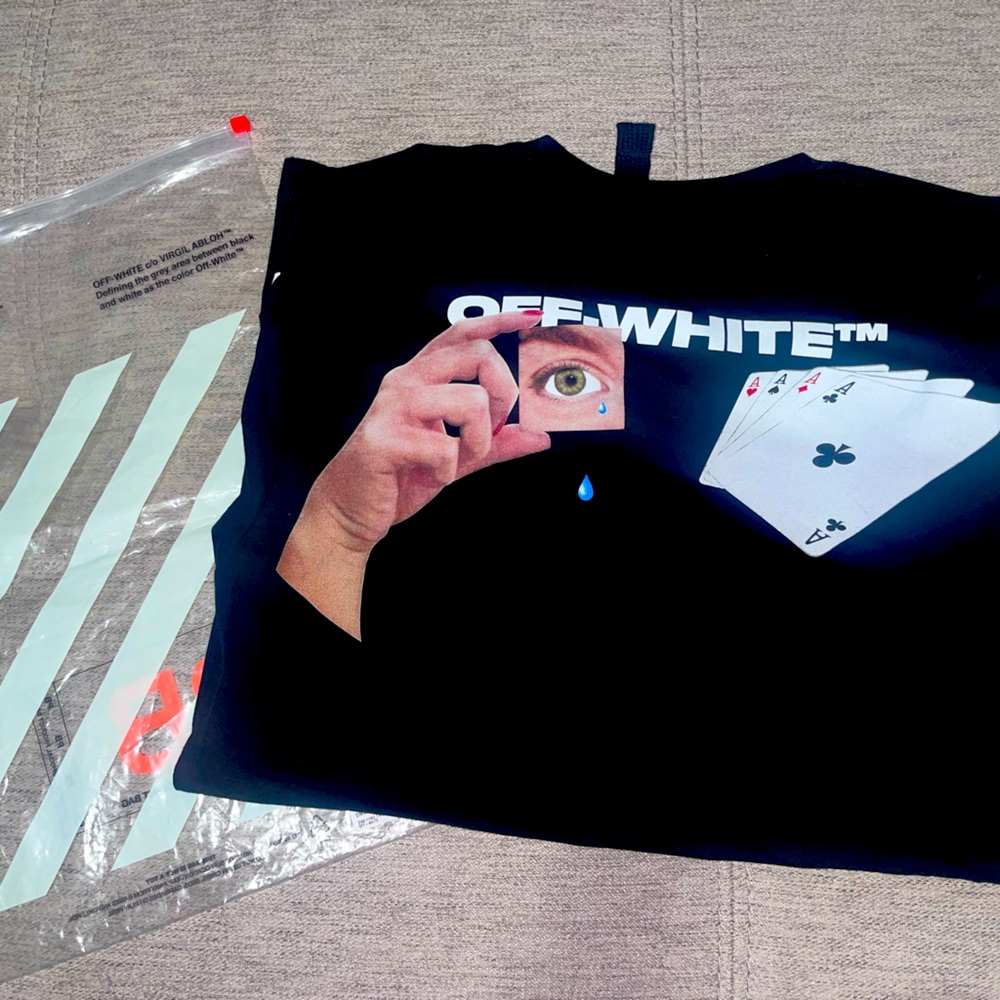 OFFWHITE Virgil Abloh men long sleeve shirt size SM small